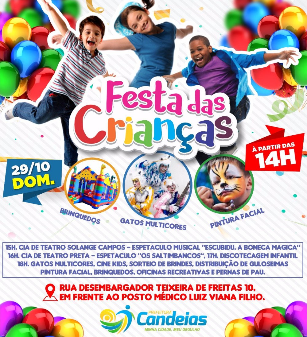 Prefeitura promove evento em comemoração ao dia das crianças