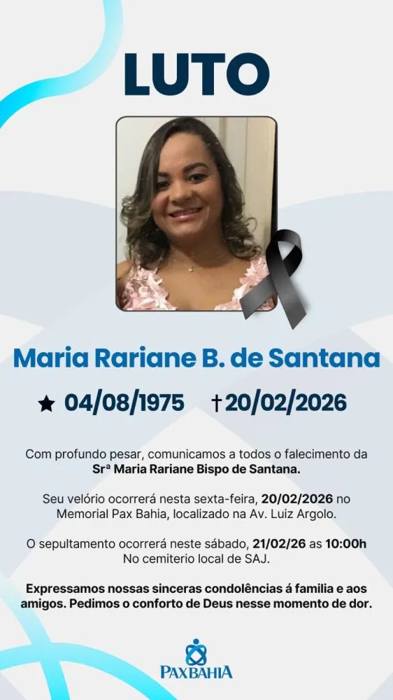 Morre Rariane, ex-gerente da Fama Móveis que trabalhou durante muito tempo em Candeias