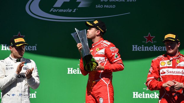 Na última corrida de Massa no Brasil, Vettel vence, e Hamilton dá show em Interlagos