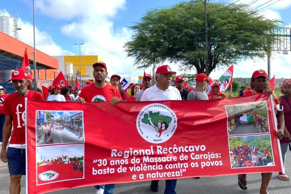 PT Bahia participa da Marcha Estadual pela Reforma Agrária