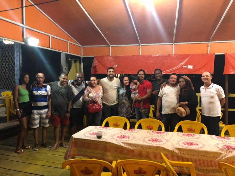 Deputada Tia Eron visita Candeias e se encontra com o prefeito