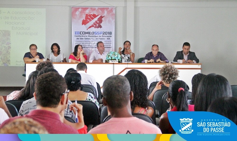 III Conferência Municipal de Educação discute consolidação do Sistema Nacional de Ensino em São Sebastião do Passé
