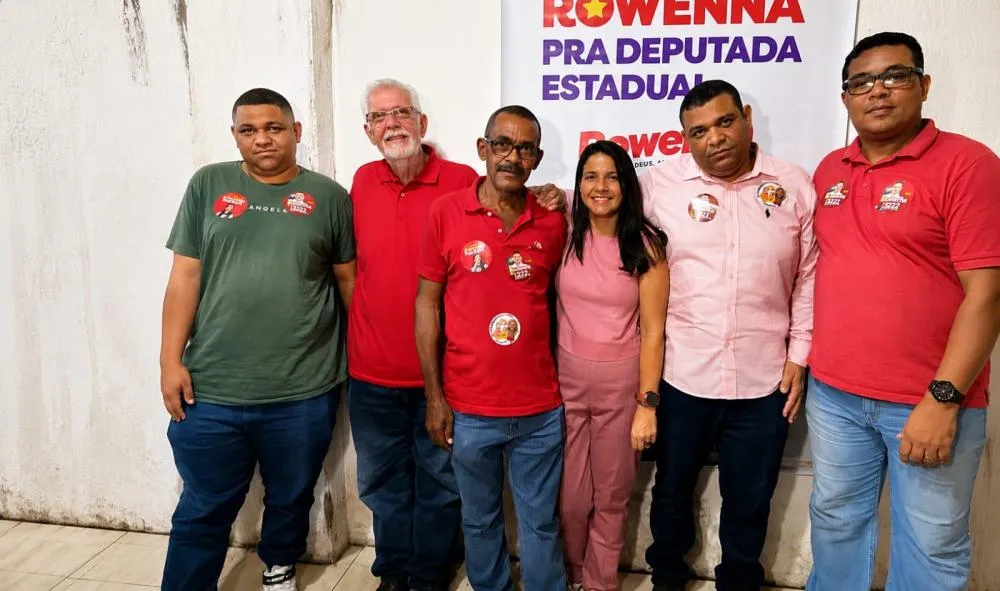 Solla e Rowenna recebem apoio do PT de Barra do Rocha durante encontro político em Jequié