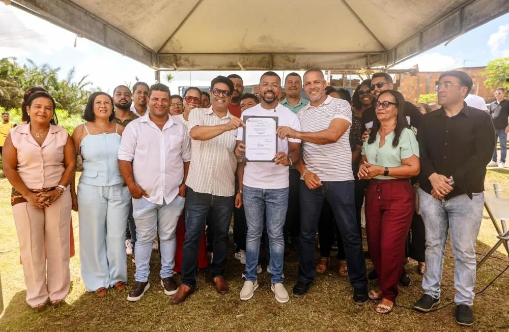 Candeias: Às margens da Lagoa da CCC, Prefeito Eriton autoriza construção do 6º complexo esportivo no município