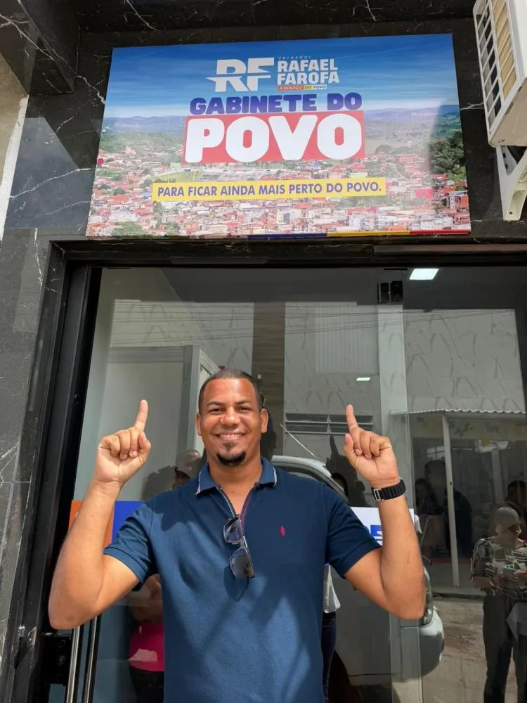 Vereador Rafael Farofa inaugura “Gabinete do Povo” e amplia serviços sociais em Candeias
