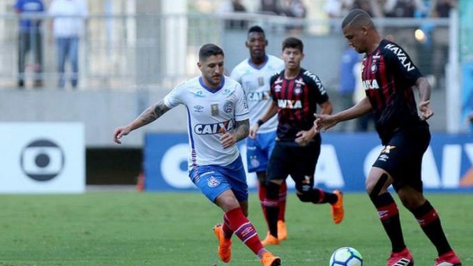 Bahia domina o Atlético-PR mas, não consegue vencer na Fonte Nova