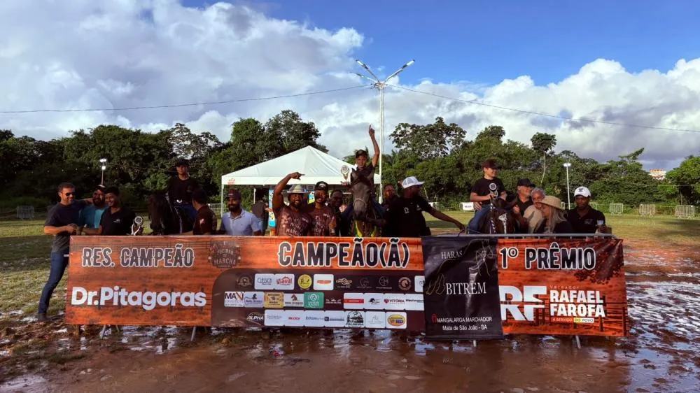 Poeirão de Marcha reúne mais de 1.500 pessoas e movimenta a cultura equestre em Candeias
