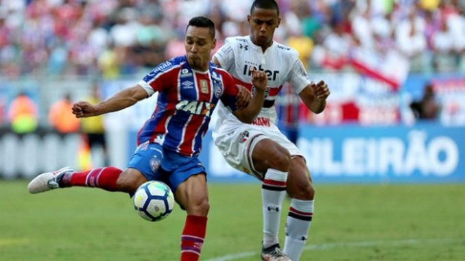 Punição: Bahia vacila e sofre empate do São Paulo nos acréscimos