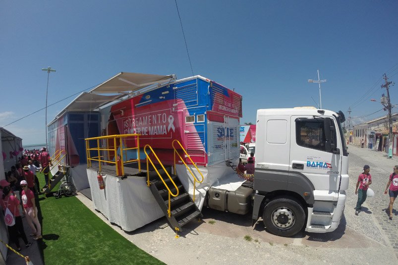 Candeias: Saúde sem Fronteiras Rastreamento do Câncer de Mama atende até hoje