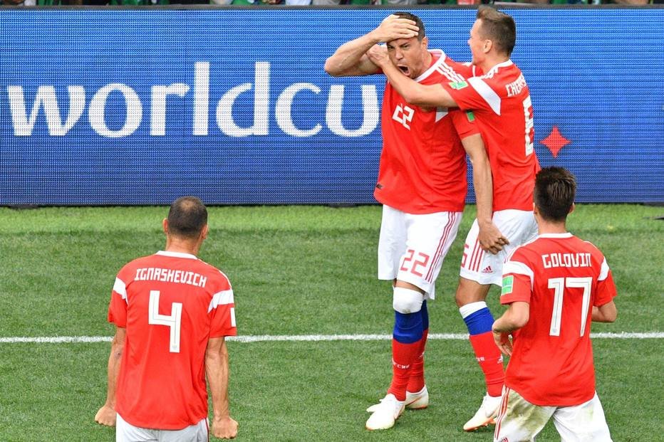 Em primeiro jogo da na Copa, Rússia estreia com goleada sobre Arábia Saudita