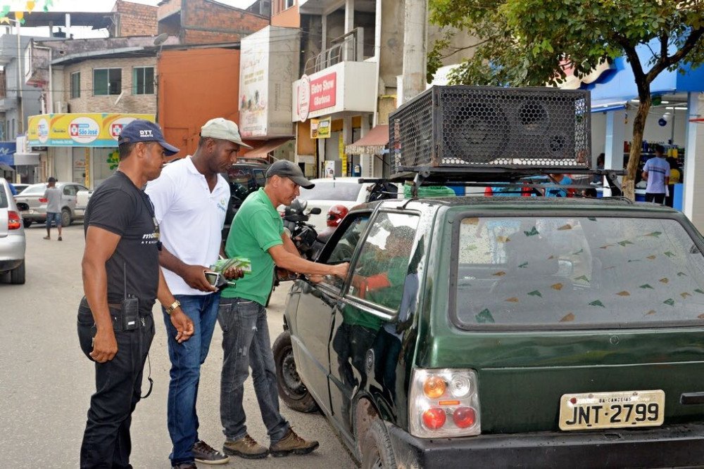 Candeias: Prefeitura realiza Blitz contra poluição sonora