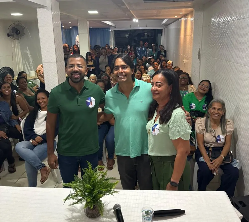 Candeias: Secretária de Habitação Alcione Cica declara apoio à pré-candidatura de Dr. Pitágoras para deputado estadual