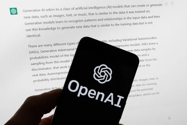 Logo da OpenAI, dona do ChatGPT — Foto: AP Photo/Michael Dwyer