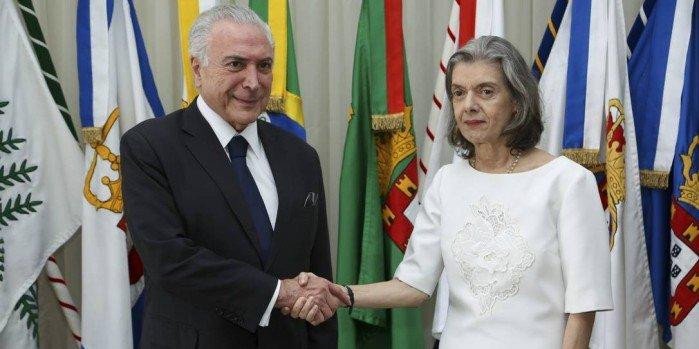 Temer viaja e Cármen Lúcia assume Presidência da República nesta terça-Feira (17)