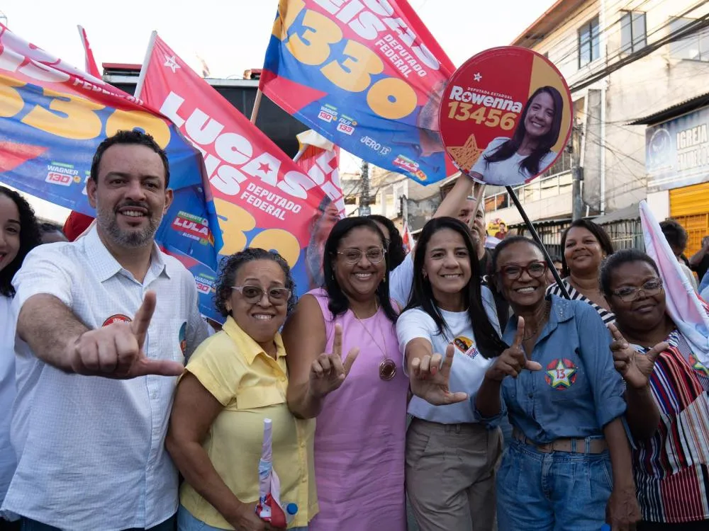 Lucas Reis caminha com o Time de Lula e mobiliza pautas com a juventude em Salvador