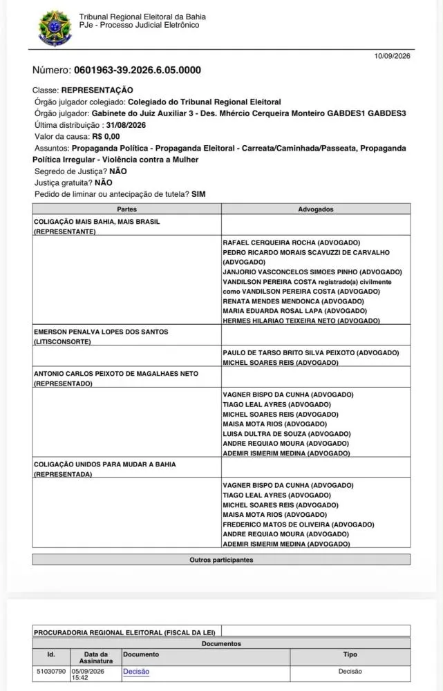 Justiça Eleitoral proíbe campanha de ACM Neto de usar mulheres nuas em atos