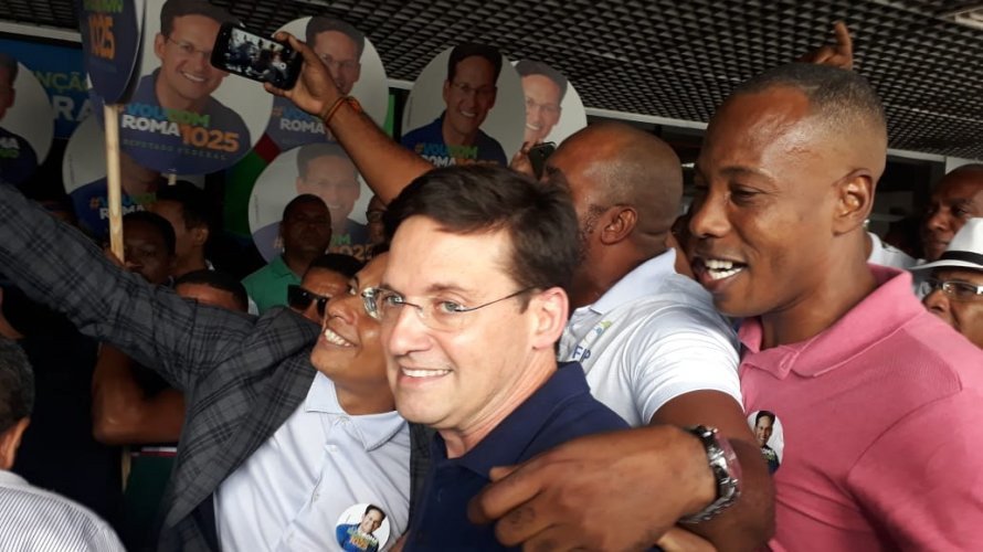 João Roma realiza propaganda antecipada durante convenção do DEM