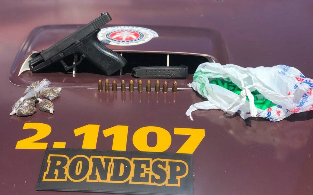 Homem morre em confronto com policiais em Salvador; pistola americana é apreendida