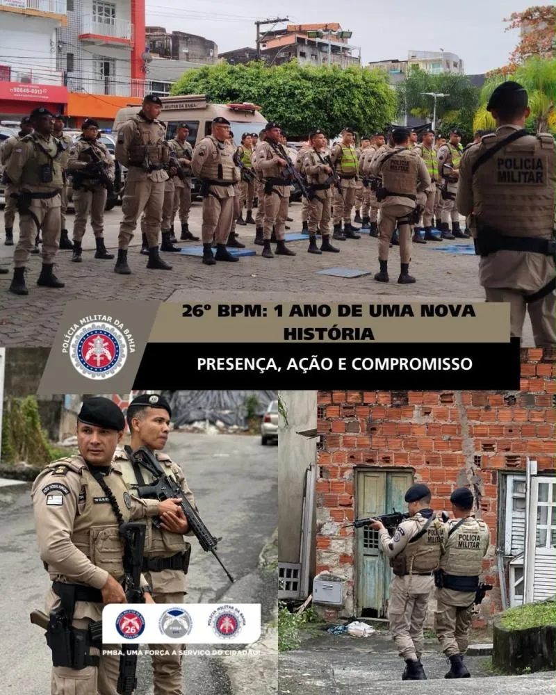 26º BPM completa um ano sob comando do Coronel Ricardo Assis com redução da violência e reforço no efetivo