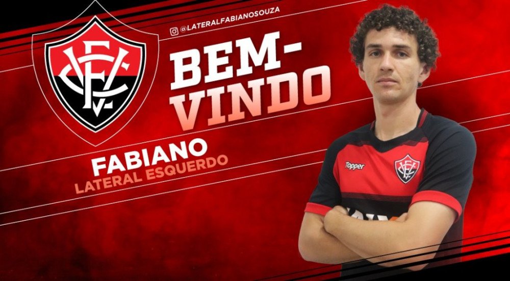 Vitória oficializa contratação do lateral-esquerdo Fabiano