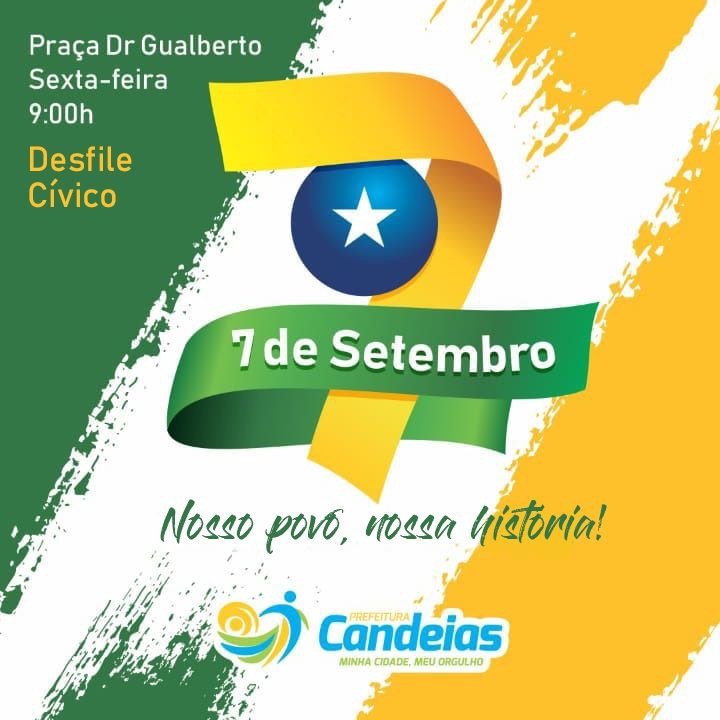 Candeias: Desfile cívico da Independência do Brasil acontece nesta sexta-feira (7)