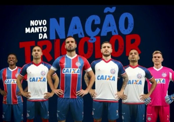 Após vazamento das fotos das novas camisas, Bahia acaba com suspense; veja vídeo