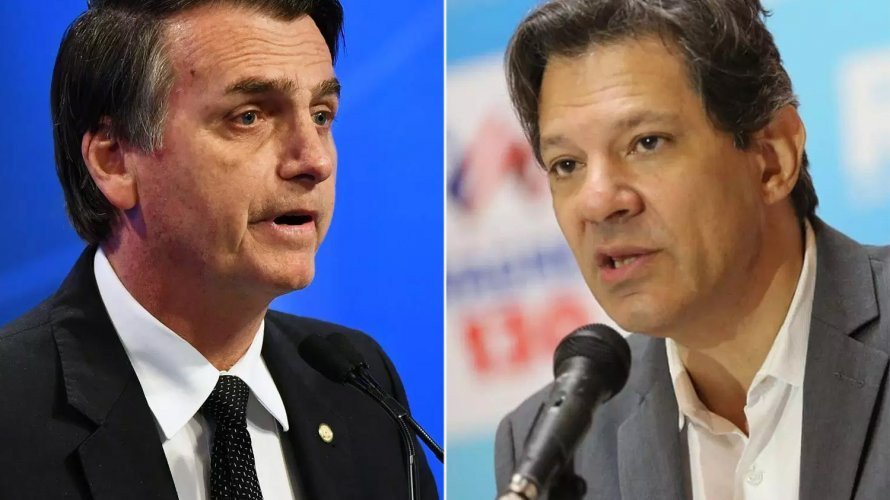 Jair Bolsonaro e Fernando Haddad farão disputa presidencial em 2º turno
