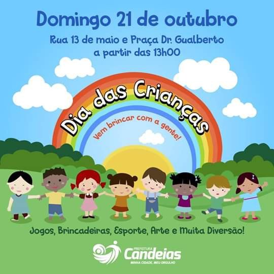 Candeias: Prefeitura anuncia festa em comemoração ao dia das crianças
