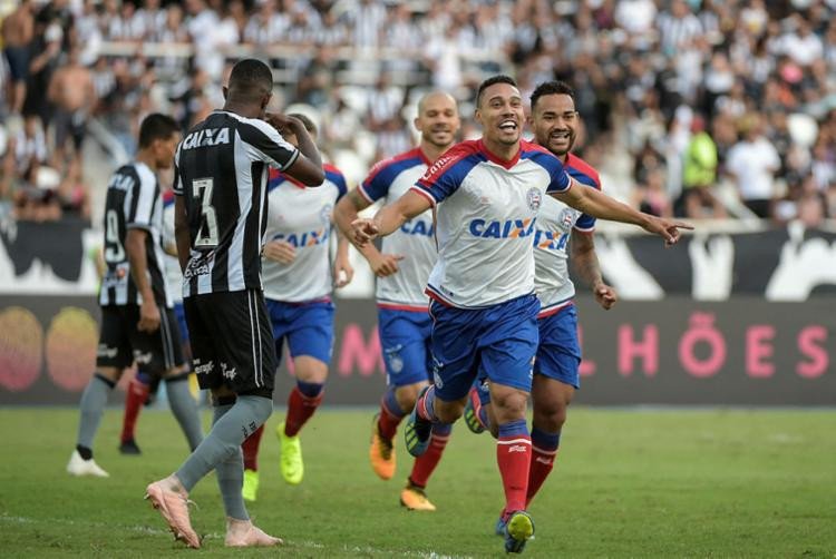 Com gol de Edigar Junio, Bahia vence Botafogo e sobe na tabela