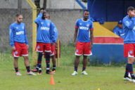 Bahia treina no frio mas espera jogo quente hoje (4)
