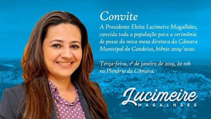 Nova mesa diretora da Câmara de Candeias toma posse dia 1° de janeiro.