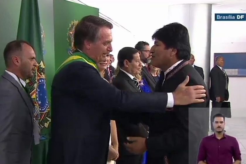 Evo Morales chama Bolsonaro de 
