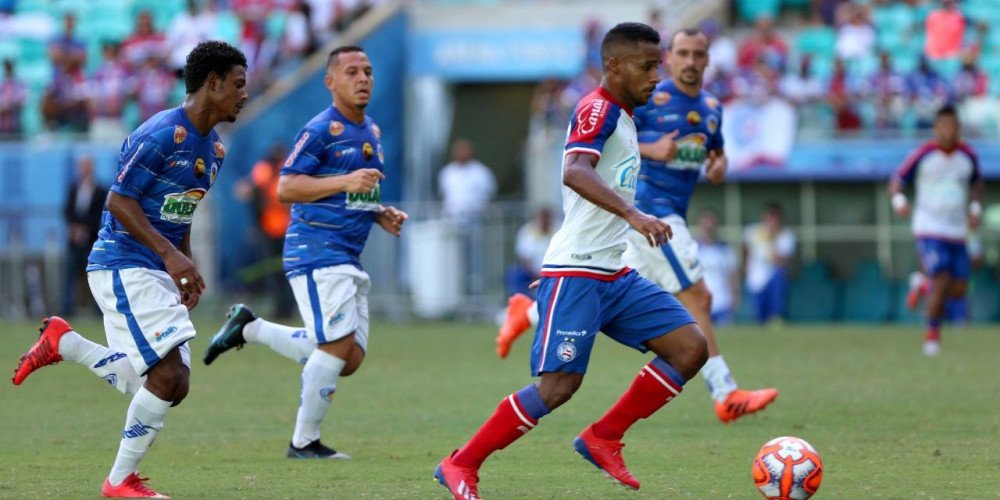 Bahia aproveita chances no segundo tempo e vence o Jacobina por 3 a 0 na Arena Fonte Nova