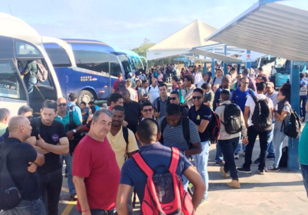 Trabalhadores do Polo fazem ato contra reforma da Previdência