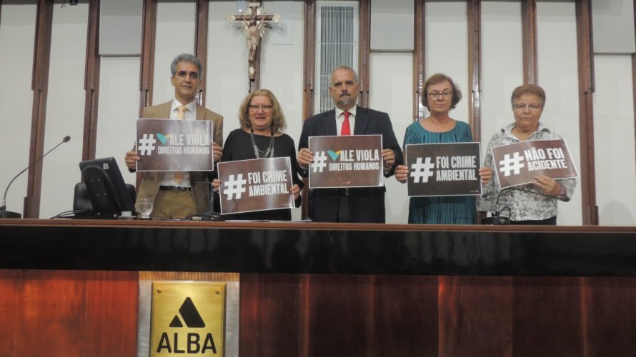 Após um mês da tragédia em Brumadinho, ato na Alba relembra crime ambiental