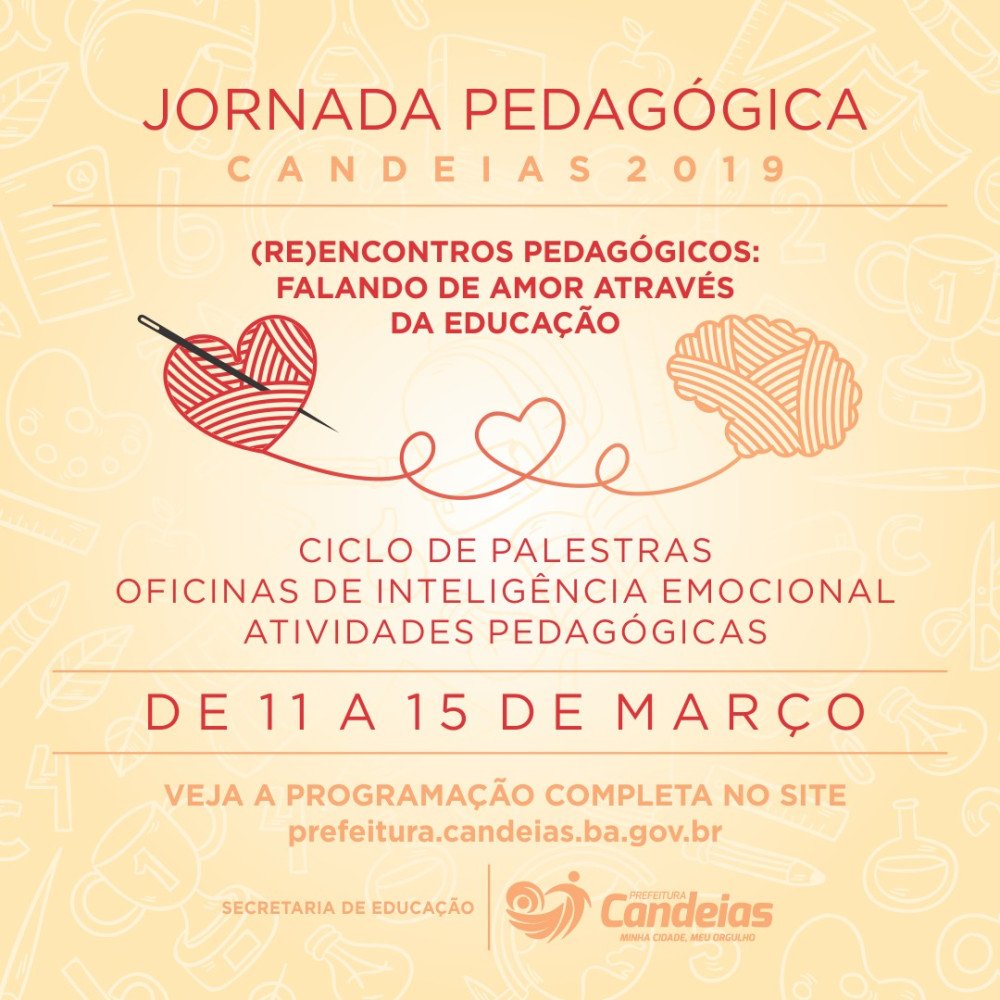 Jornada Pedagógica 2019 inicia nesta segunda-feira (11)