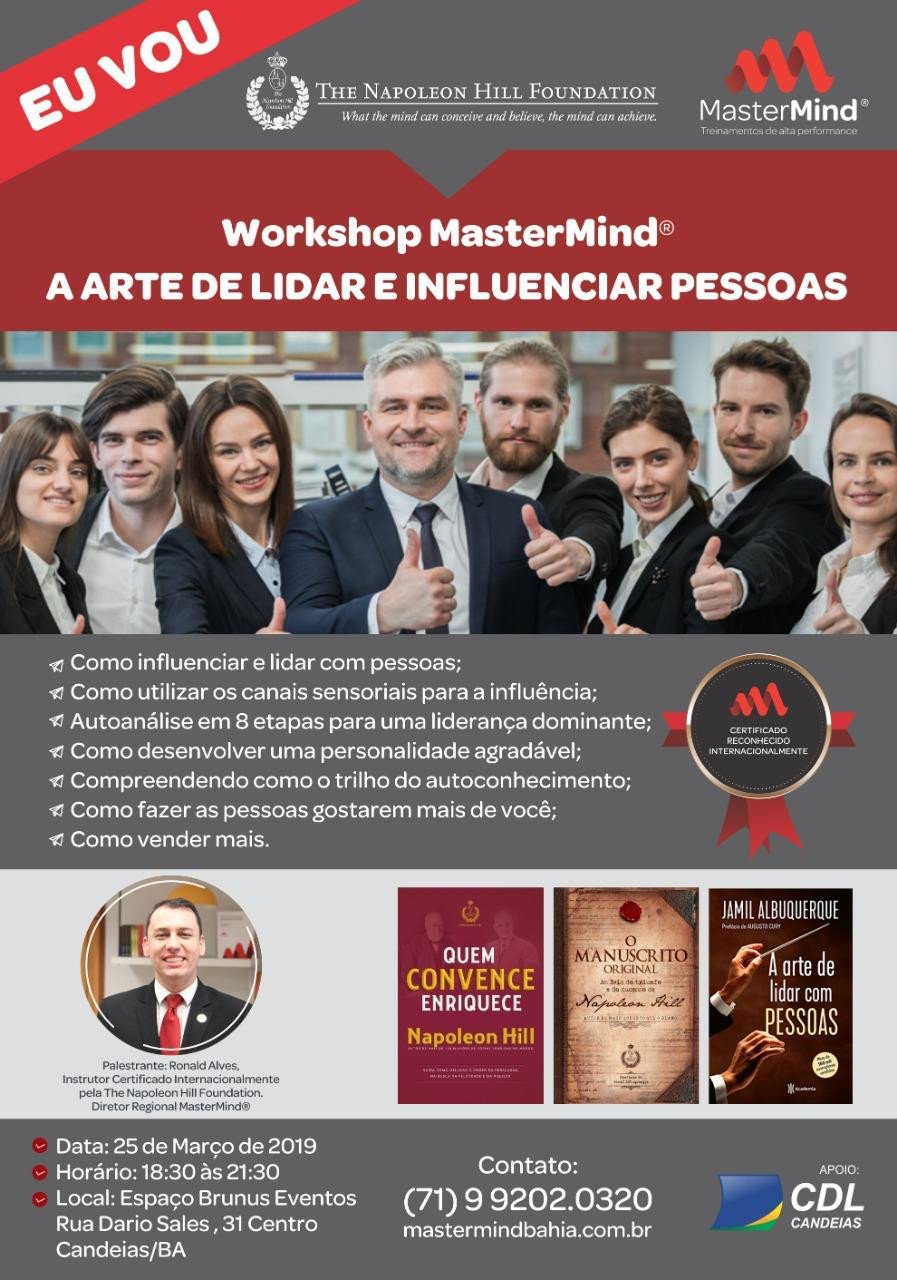 MasterMind realiza Workshop em Candeias