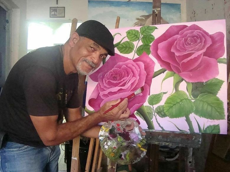 Emocionante : Pintor Nadinho recebe justa homenagem em Música lançada