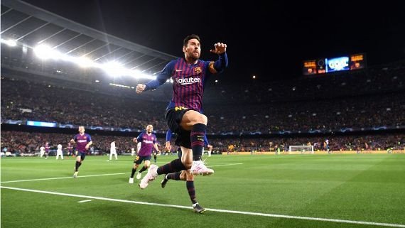 Barcelona atropela Manchester United com show de Messi e vai à semi da Champions