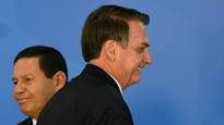 Bolsonaro sobre Mourão: ‘Vice é sempre uma sombra, mas por enquanto está tudo bem’