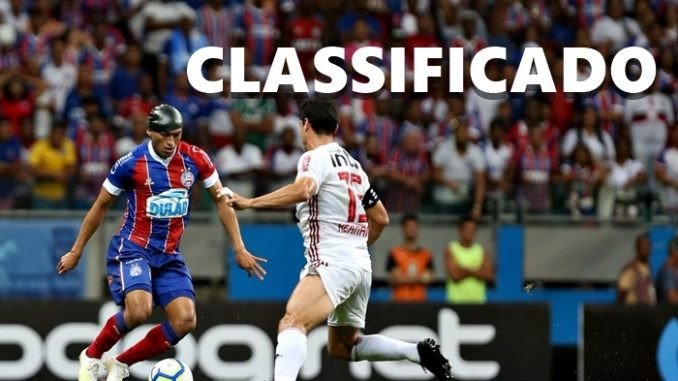Bahia liquida o São Paulo na Fonte Nova e avança às quartas de final da Copa do Brasil