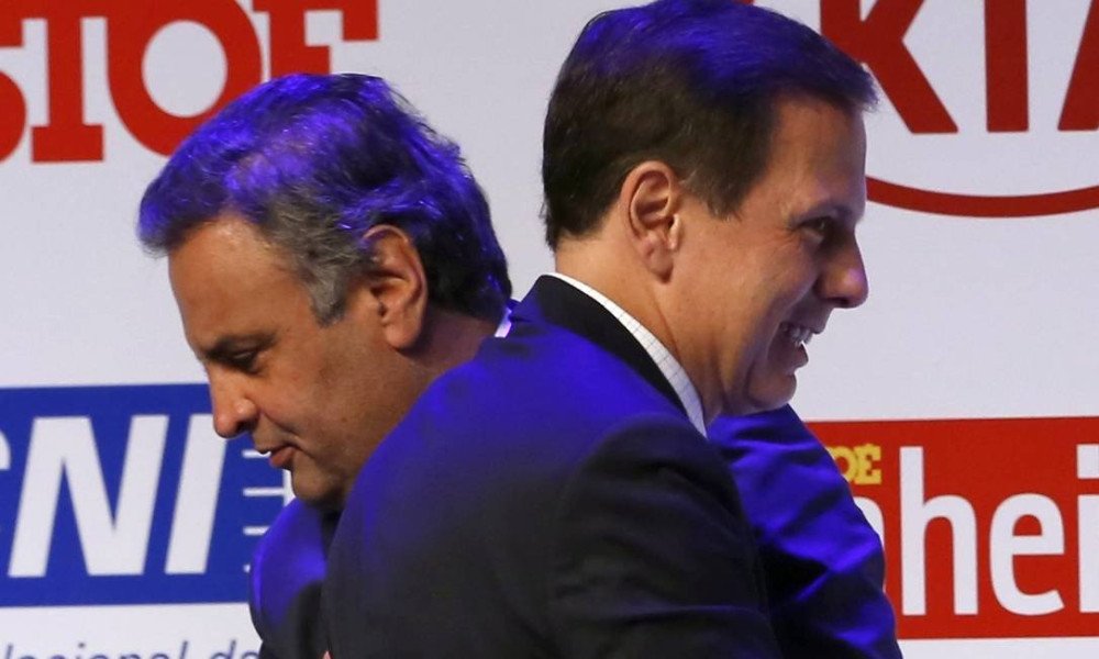 Doria defende afastamento de Aécio do PSDB: 'Melhor seria saída espontânea'