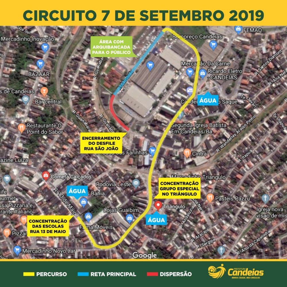 Candeias: Prefeitura faz programação especial para o 7 de Setembro