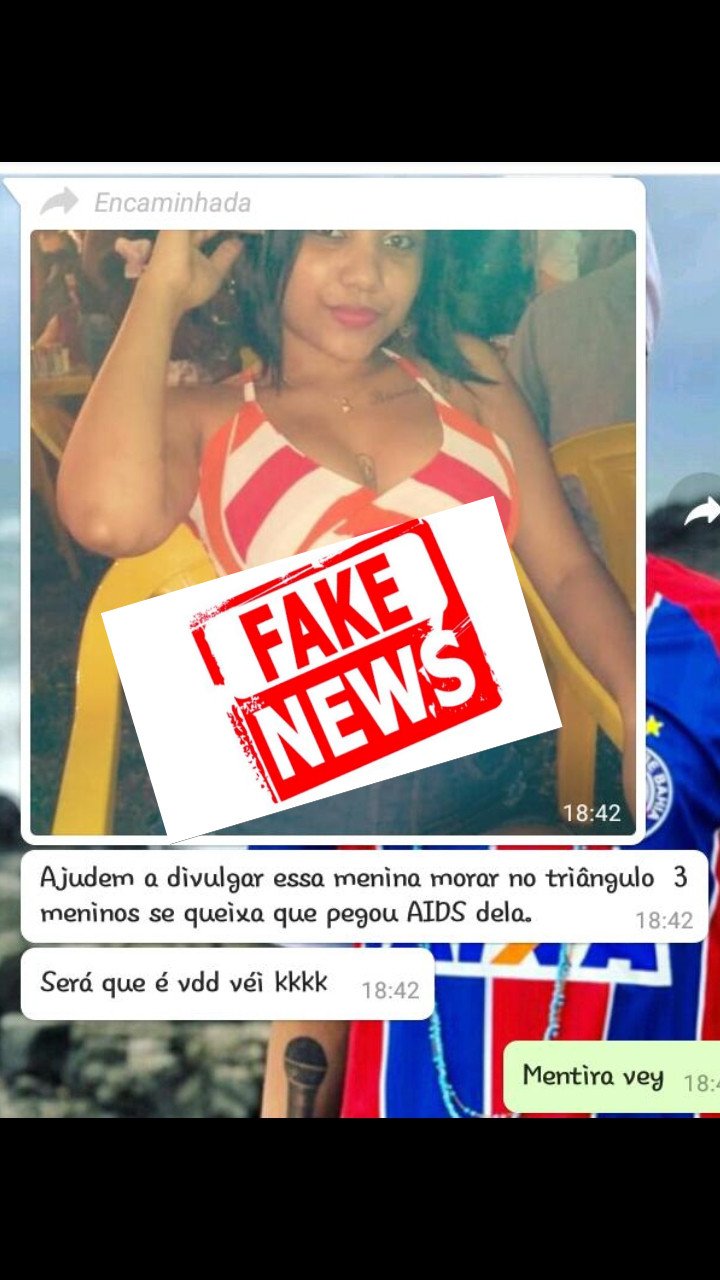 Jovem candeense é vitima de fake news!