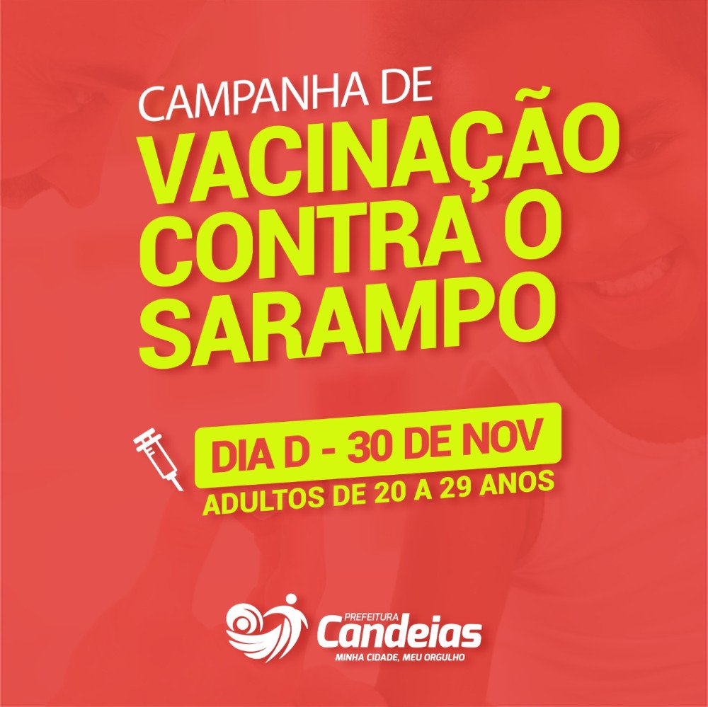 Candeias: Dia D da campanha de vacinação contra o sarampo