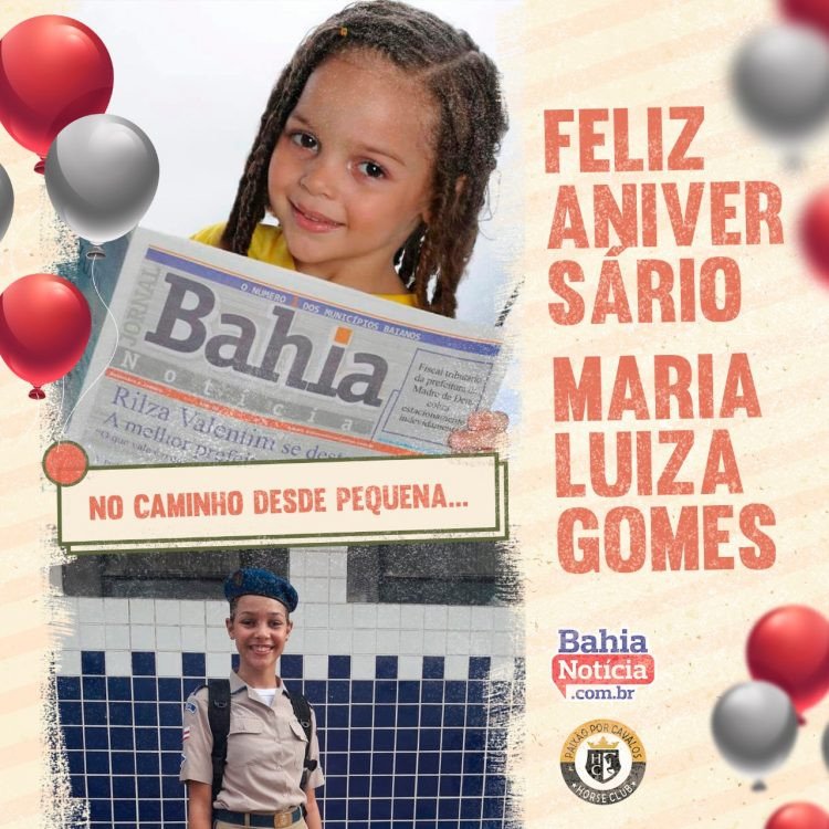 @juniorrobocop do Bahia Notícia e Horse Club faz homenagem para filha que completa 15 anos nesse dia 14 de maio.