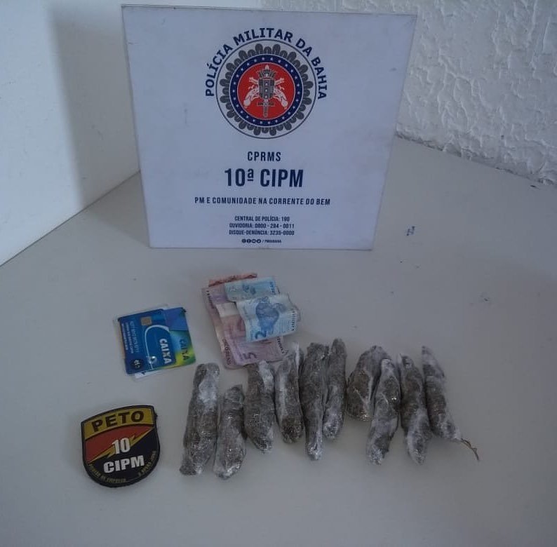 Polícia Militar prende mulher em Candeias!