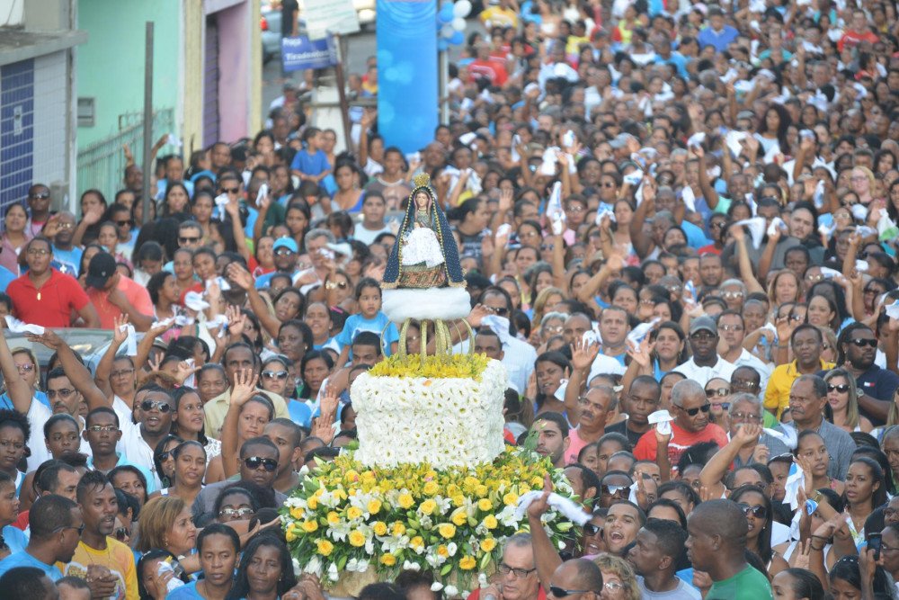 Confira o roteiro da procissão em honra a Nossa Senhora das Candeias.