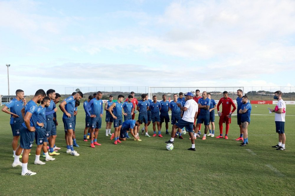 Bahia segue preparação para duelo com o Palmeiras