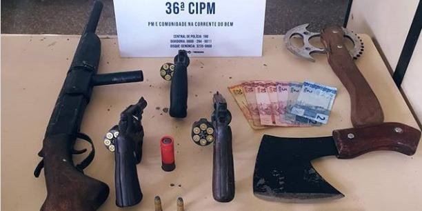 Operação frustra confronto entre facções e dois morrem após atirar nos PMs